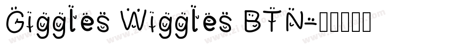 Giggles Wiggles BTN字体转换